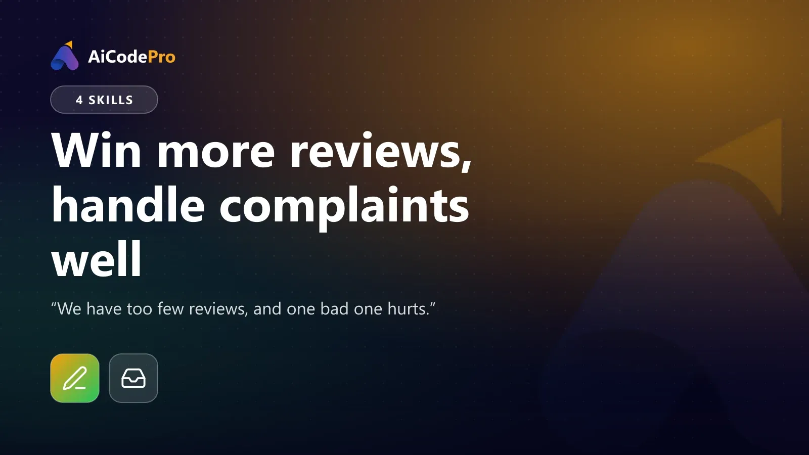 Win more reviews, handle complaints well