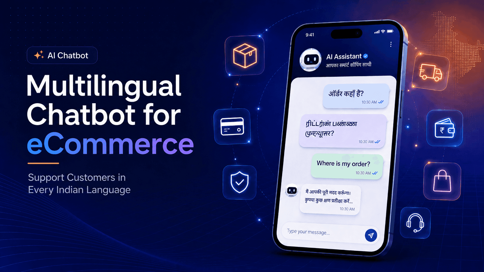 Multilingual Chatbot for Indian eCommerce: Support Customers in Every Indian Language