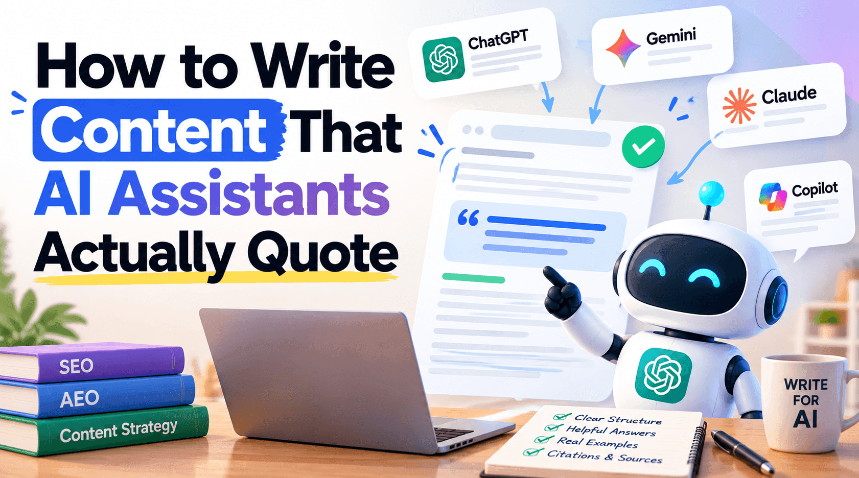 How to Write Content That AI Assistants Actually Quote