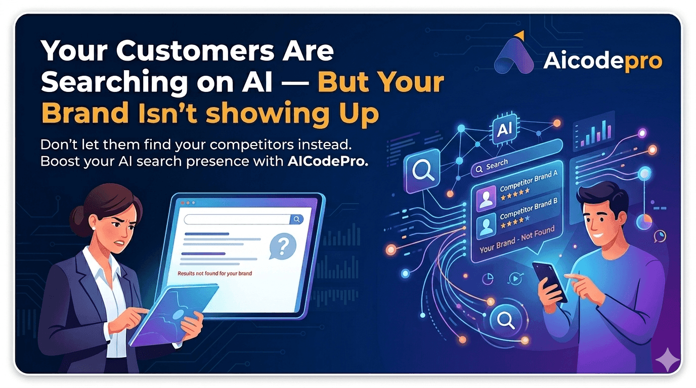 Your Customers Are Searching on AI — But Your Brand Isn’t Showing Up